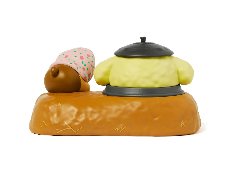 Figurine Pompompurin X Friends Kongbap Scene - Kakao Friends