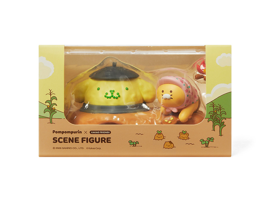 Figurine Pompompurin X Friends Kongbap Scene - Kakao Friends