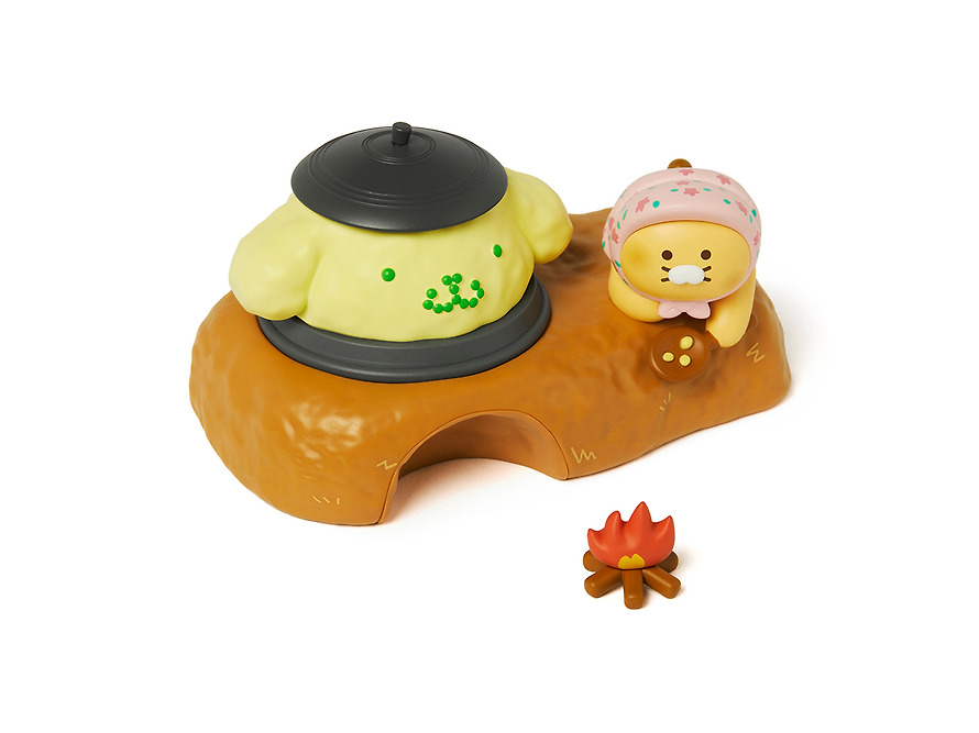Figurine Pompompurin X Friends Kongbap Scene - Kakao Friends