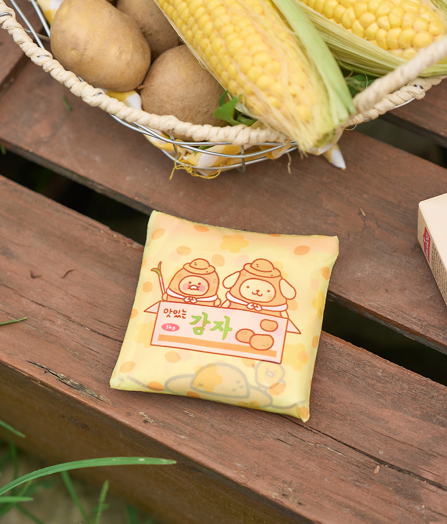 Foldable Shopping Bag Pompompurin X Friends Potato Pocket - Kakao Friends