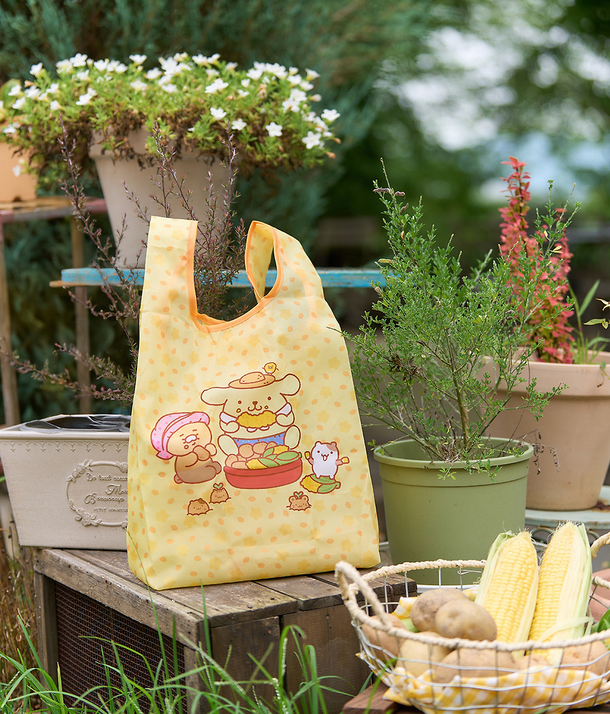Foldable Shopping Bag Pompompurin X Friends Potato Pocket - Kakao Friends