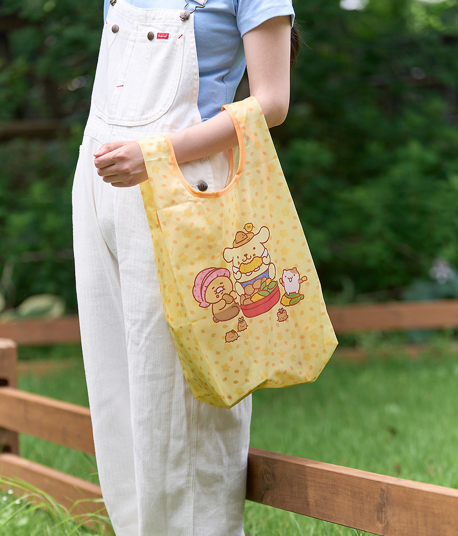 Foldable Shopping Bag Pompompurin X Friends Potato Pocket - Kakao Friends