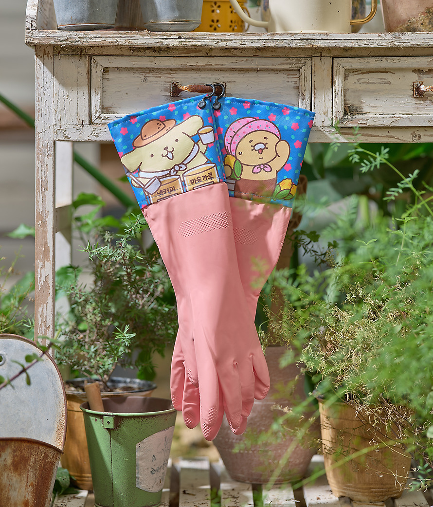 Rubber Gloves Pompompurin X Friends Rubber Gloves - Kakao Friends