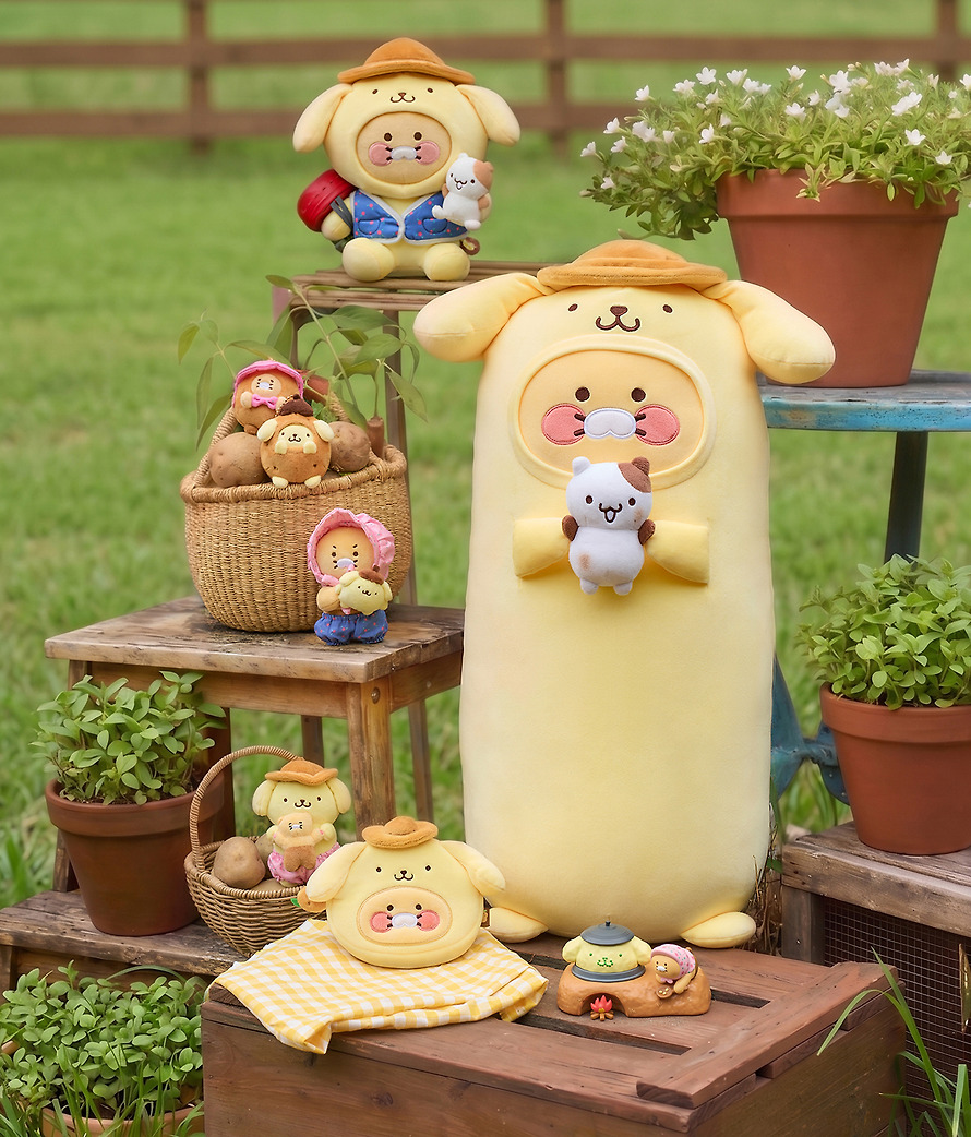Medium Plush Pompompurin X Friends Medium Chunsik - Kakao Friends