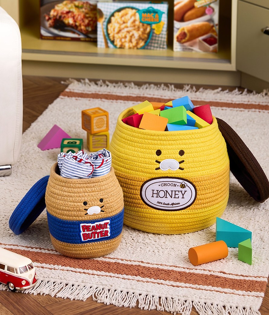 Rope Basket Grocery Market Peanut Butter S - Kakao Friends
