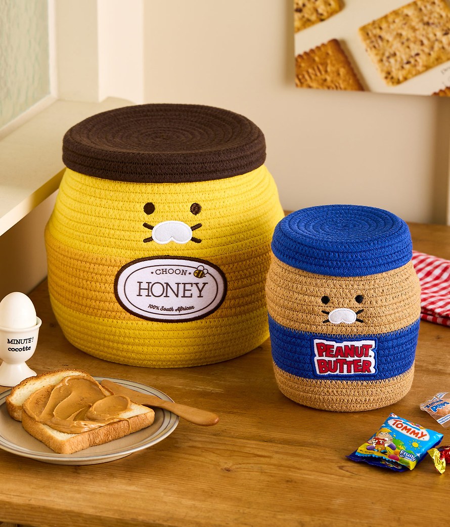 Rope Basket Grocery Market Peanut Butter S - Kakao Friends