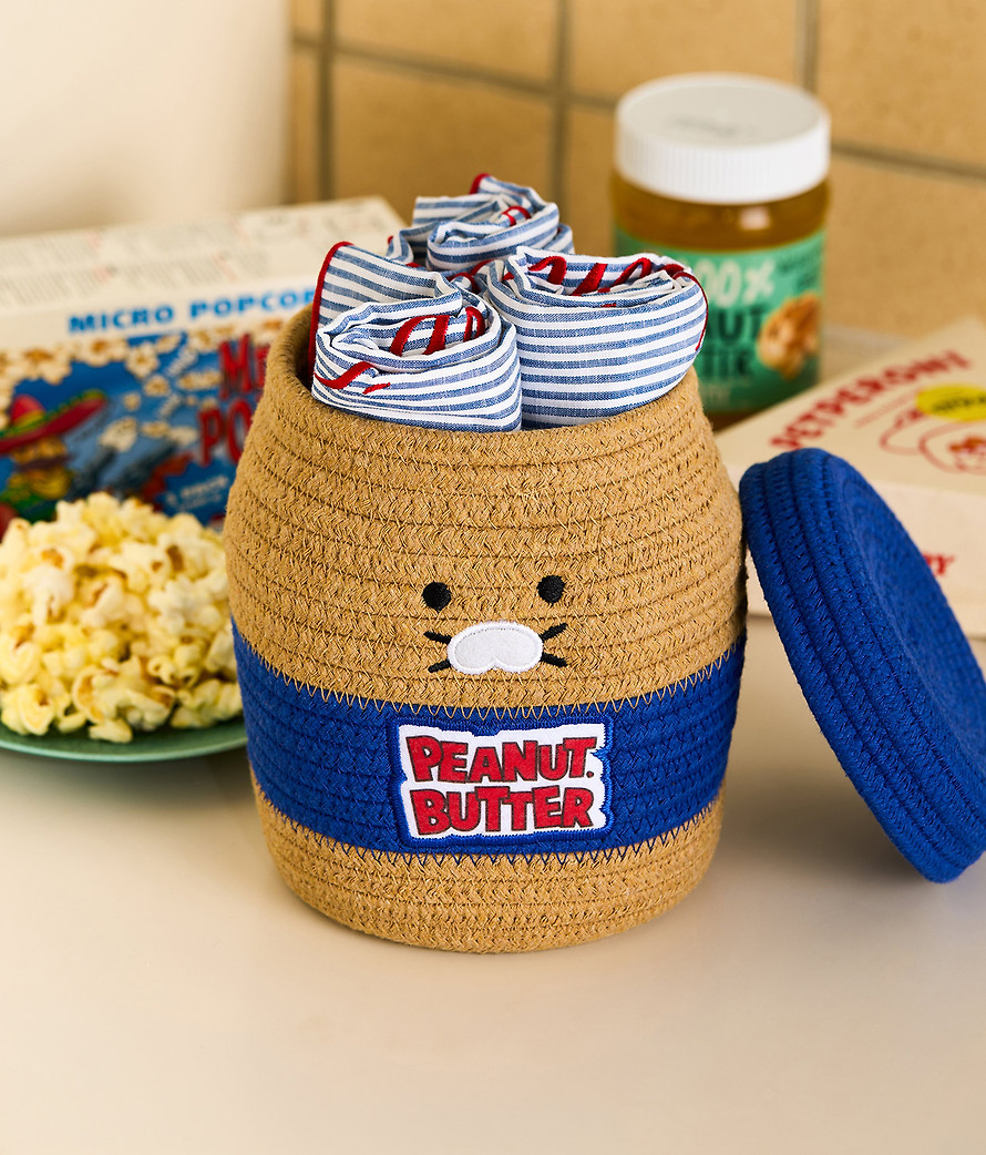 Rope Basket Grocery Market Peanut Butter S - Kakao Friends