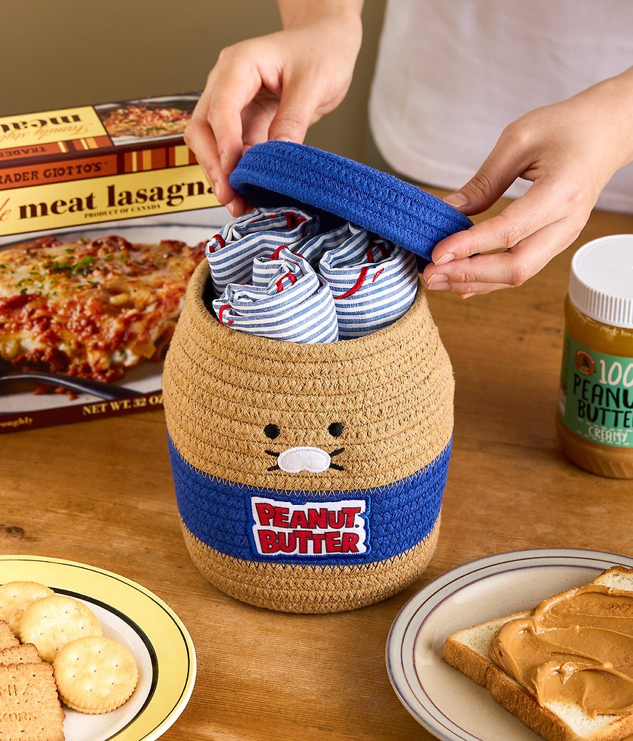 Rope Basket Grocery Market Peanut Butter S - Kakao Friends