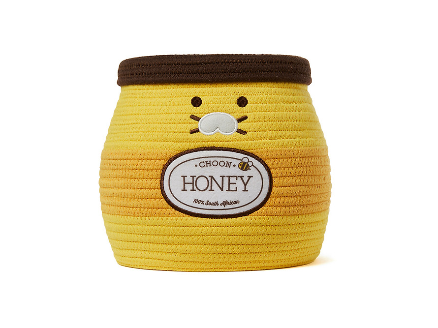 Rope Basket Grocery Market Honey Jar L - Kakao Friends