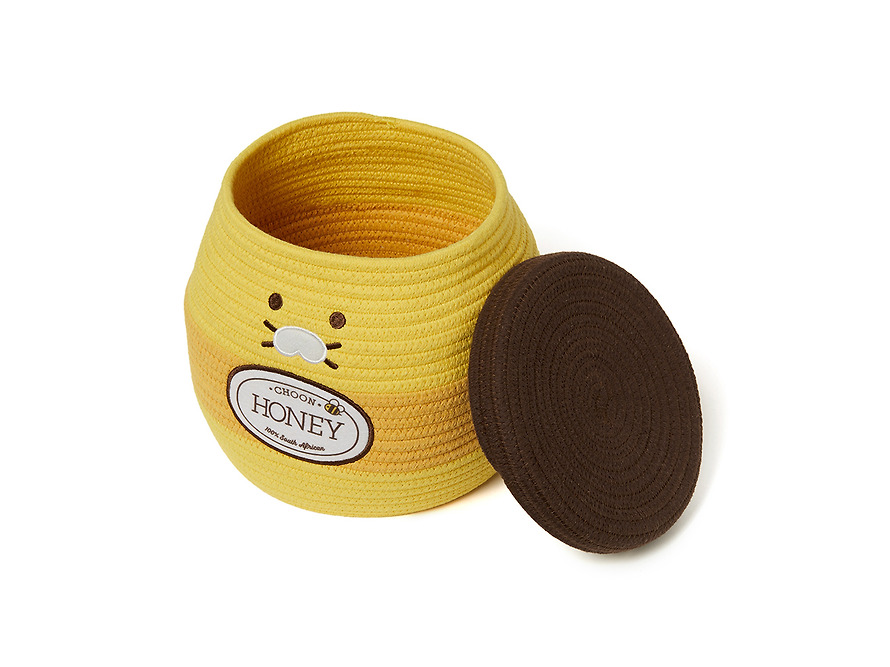 Rope Basket Grocery Market Honey Jar L - Kakao Friends