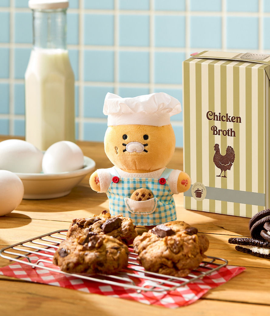 Plush Keychain Grocery Market Baker Chunsik - Kakao Friends