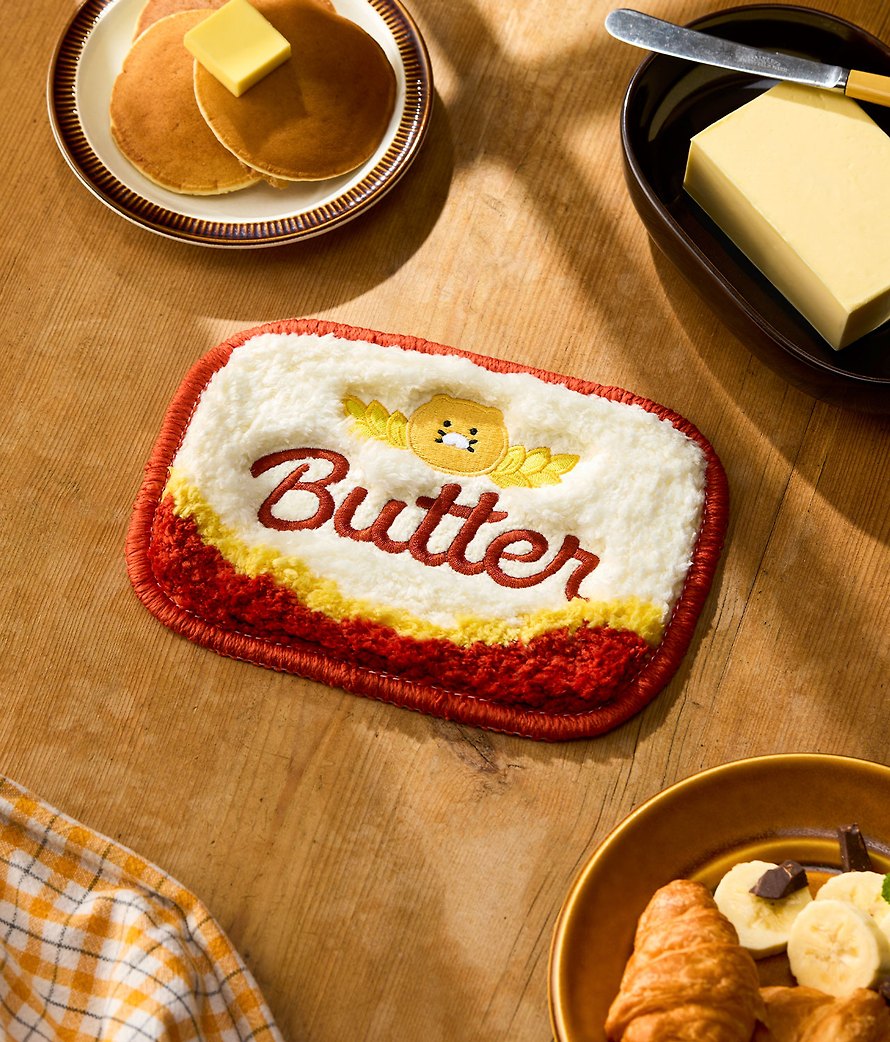Mini Rug Grocery Market Butter Mini Rug - Kakao Friends