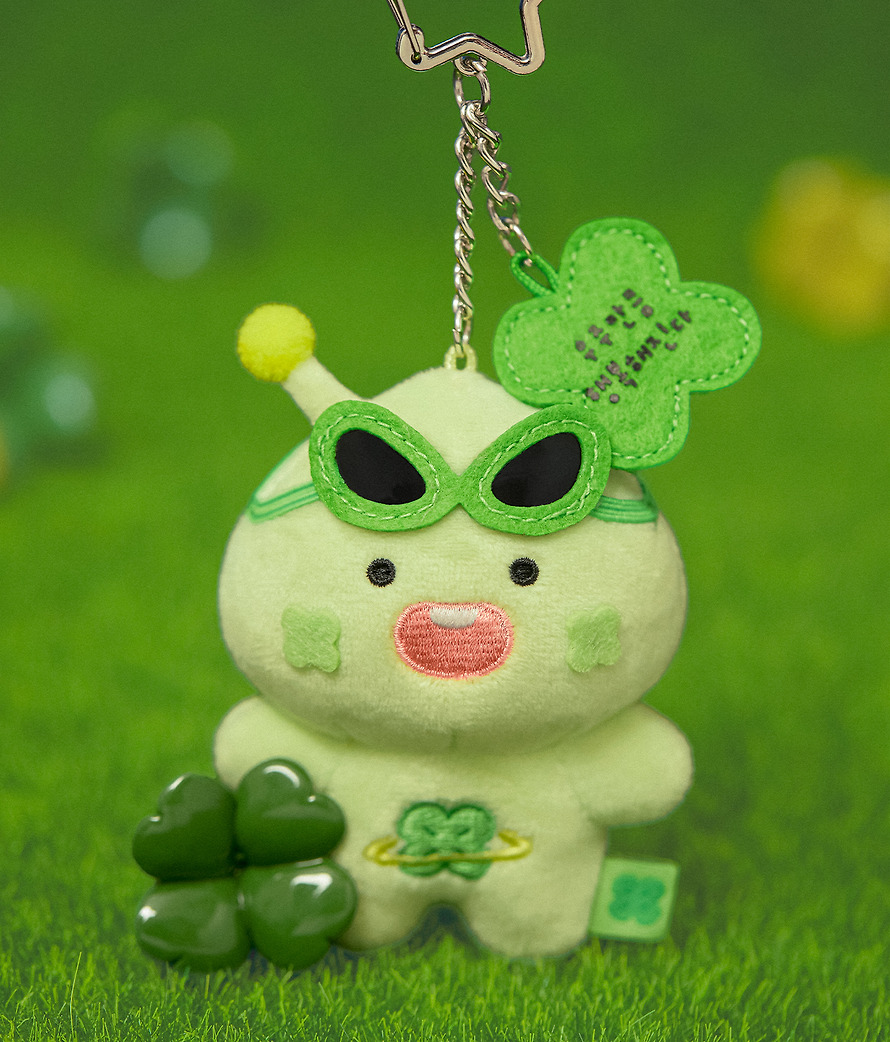 Plush Keychain Lucky Delivery Alien Little Apeach - Kakao Friends