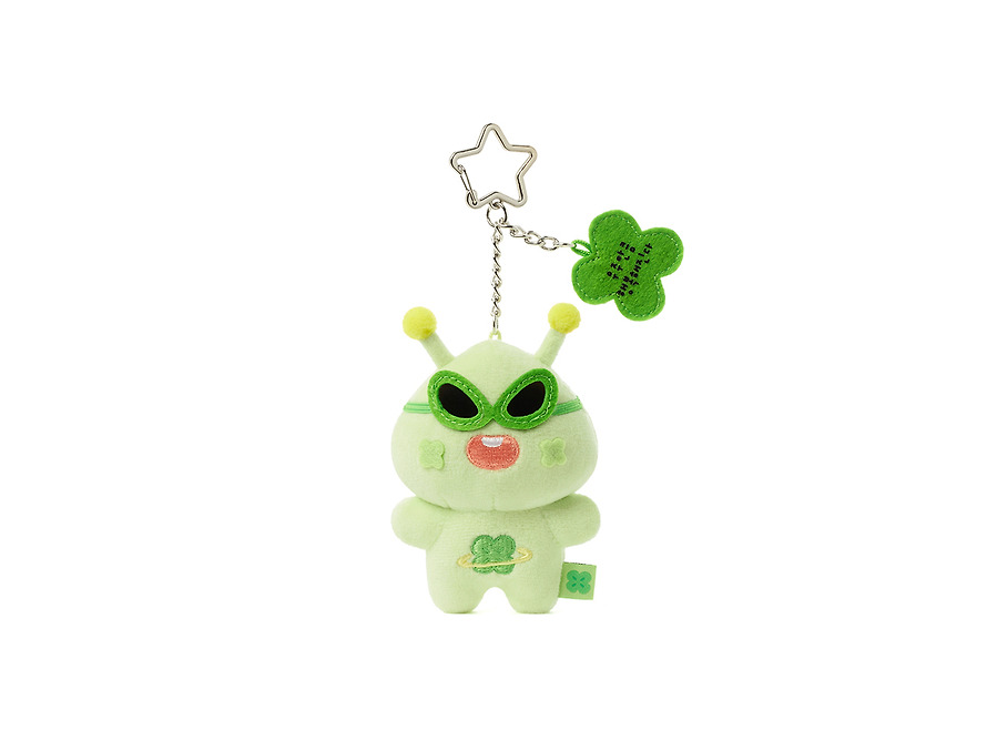 Plush Keychain Lucky Delivery Alien Little Apeach - Kakao Friends