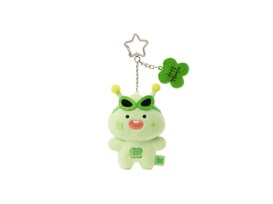 Plush Keychain Lucky Delivery Alien Little Apeach - Kakao Friends