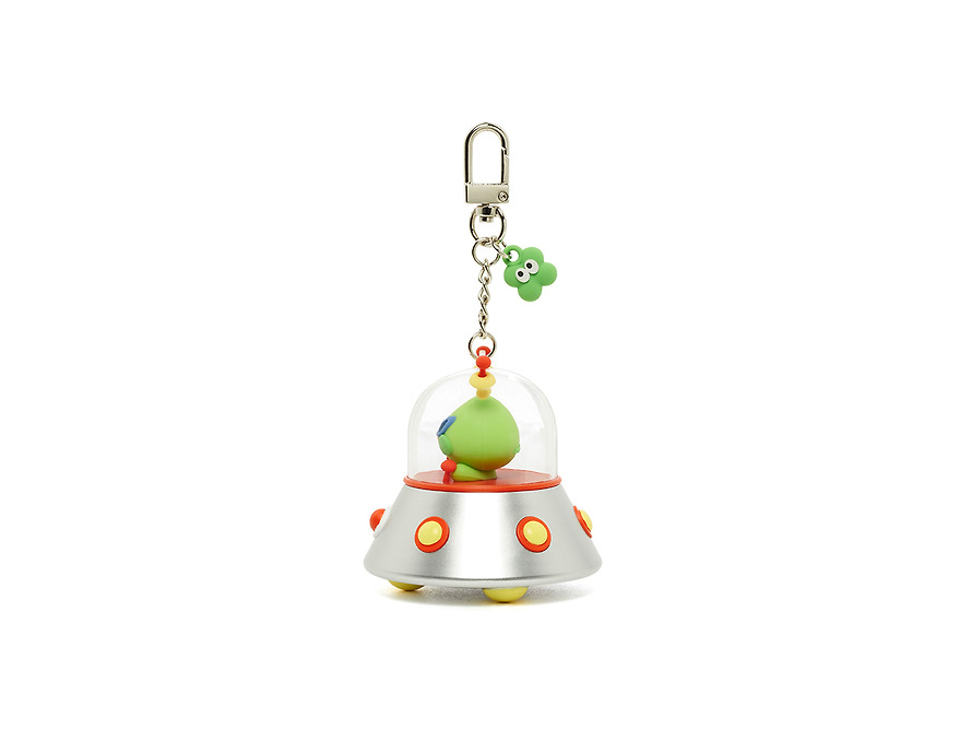 Keychain Lucky Delivery UFO Beam Little Apeach - Kakao Friends