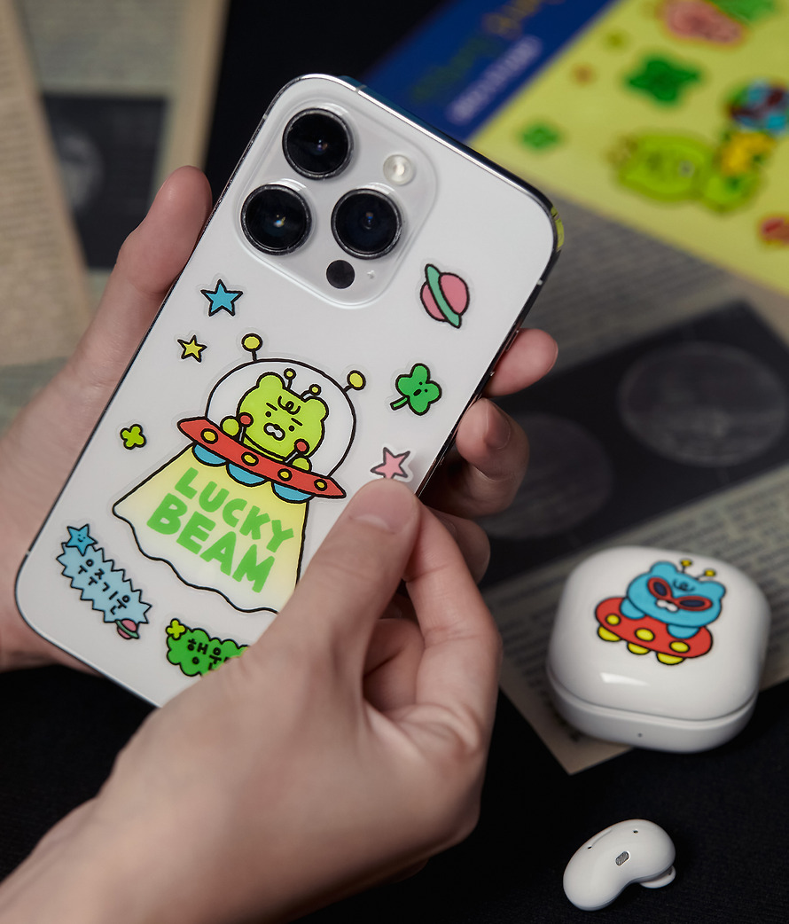 Clear Stickers Lucky Delivery Alien Clear - Kakao Friends