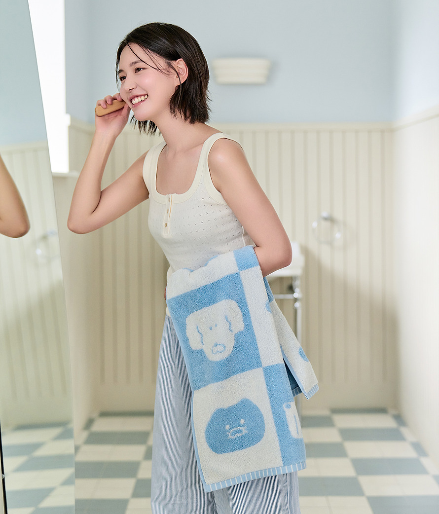 Towel Set of 4 Frienday Face and Hand Chunsik - Kakao Friends