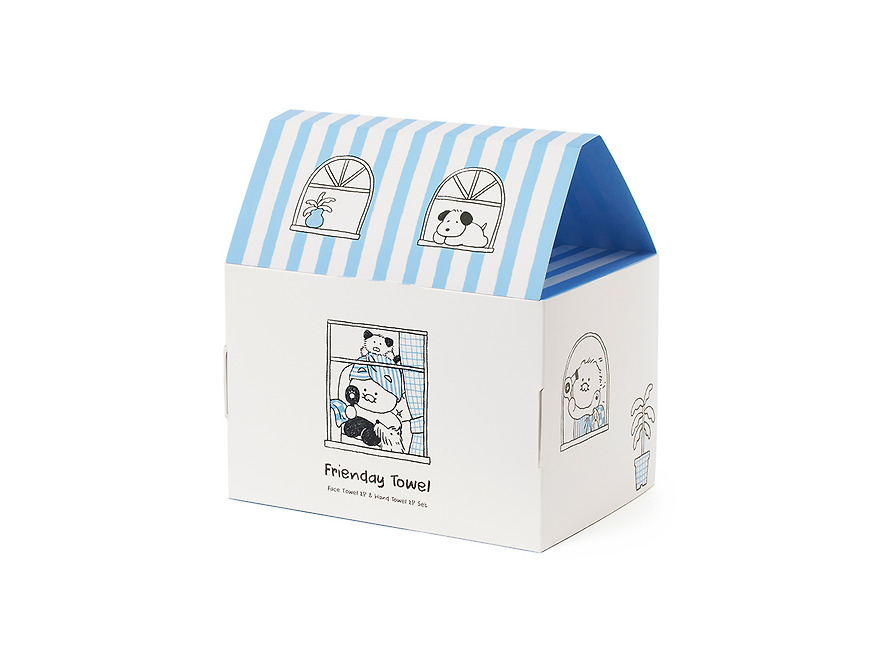 Towel Set of 4 Frienday Face and Hand Chunsik - Kakao Friends