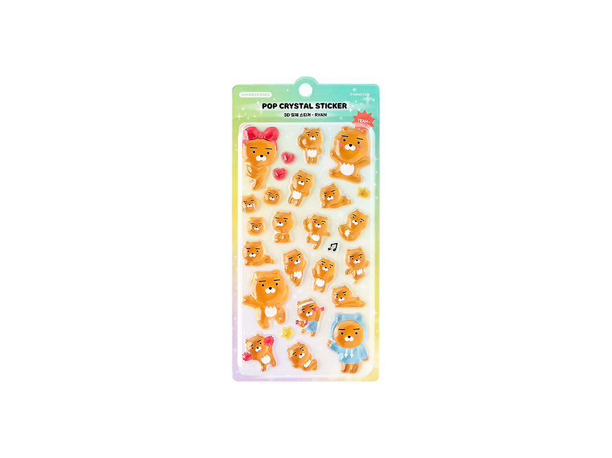 3D Stickers 3D Bombom Ryan - Kakao Friends