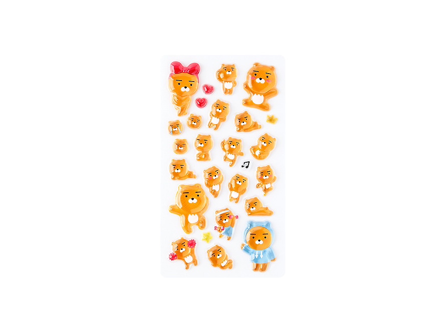 3D Stickers 3D Bombom Ryan - Kakao Friends