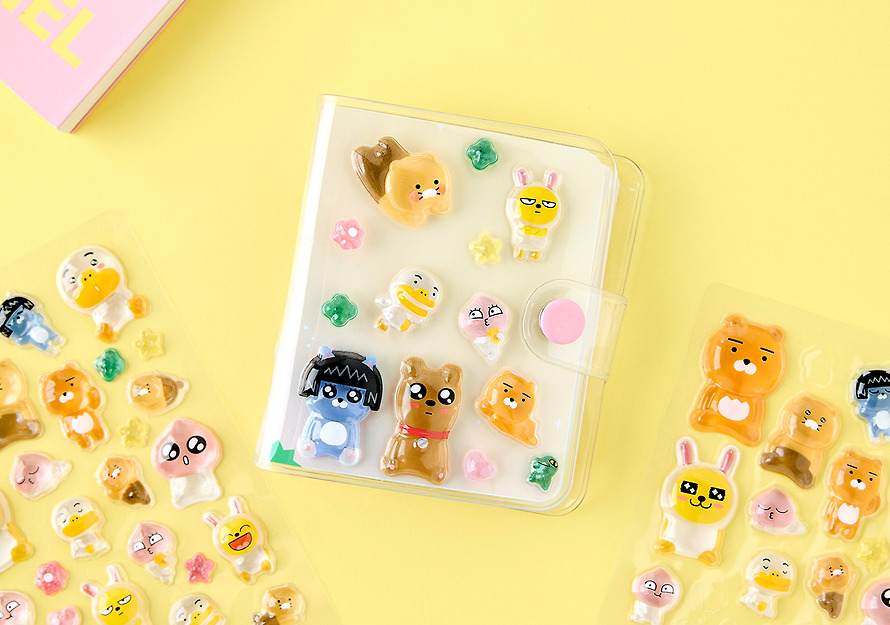 Stickers 3D 3D Bombom Friends - Kakao Friends