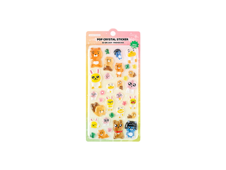 Stickers 3D 3D Bombom Friends - Kakao Friends