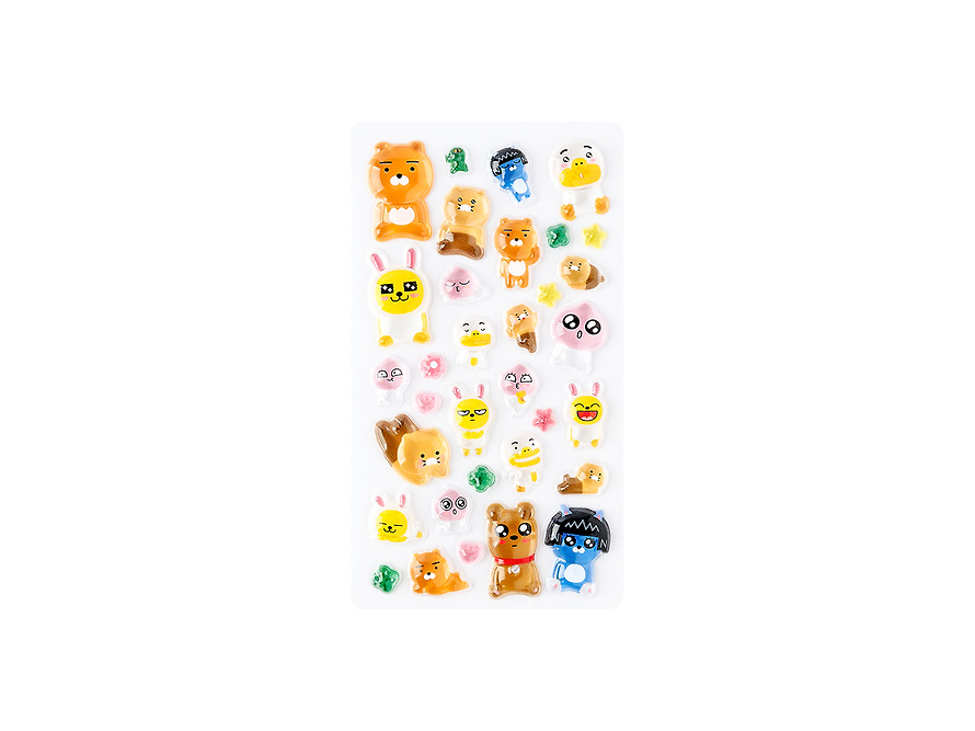 Stickers 3D 3D Bombom Friends - Kakao Friends