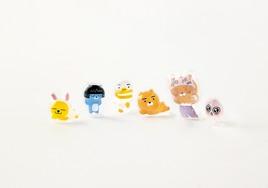 3D Stickers 3D Bombom Twinkle Love Star Chunsik - Kakao Friends