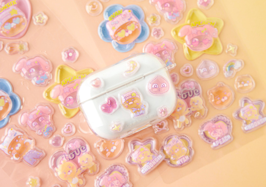 3D Stickers 3D Bombom Twinkle Love Star Chunsik - Kakao Friends