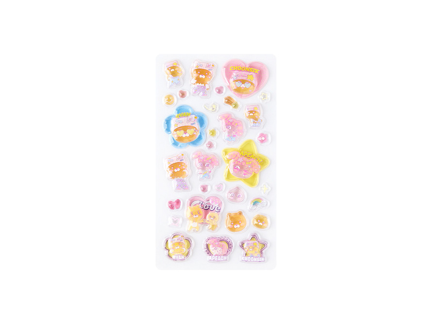 3D Stickers 3D Bombom Twinkle Love Star Chunsik - Kakao Friends