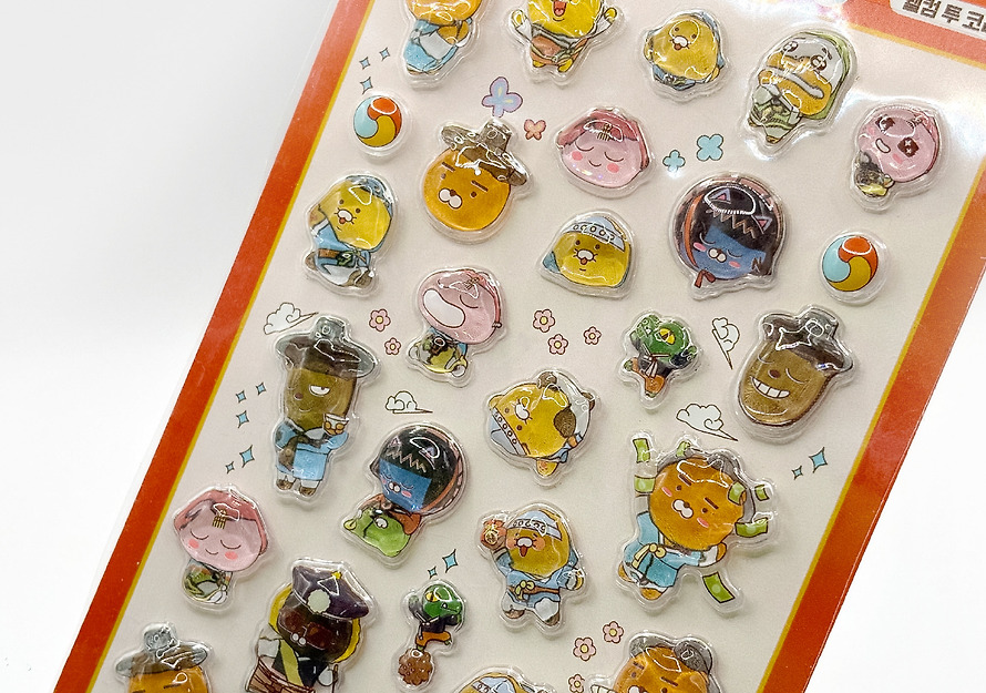 Stickers Popcorn Welcome to Korea - Kakao Friends