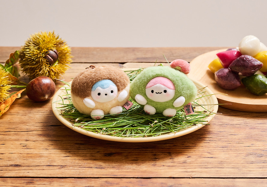Plush Keychain Bami Bammanju - Kakao Friends