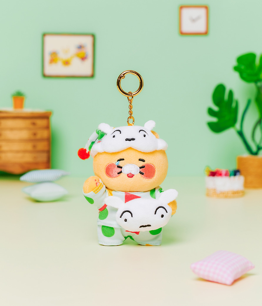 Peluche Porte-Clés Shin-chan X Friends Pyjama Chunsik - Kakao Friends