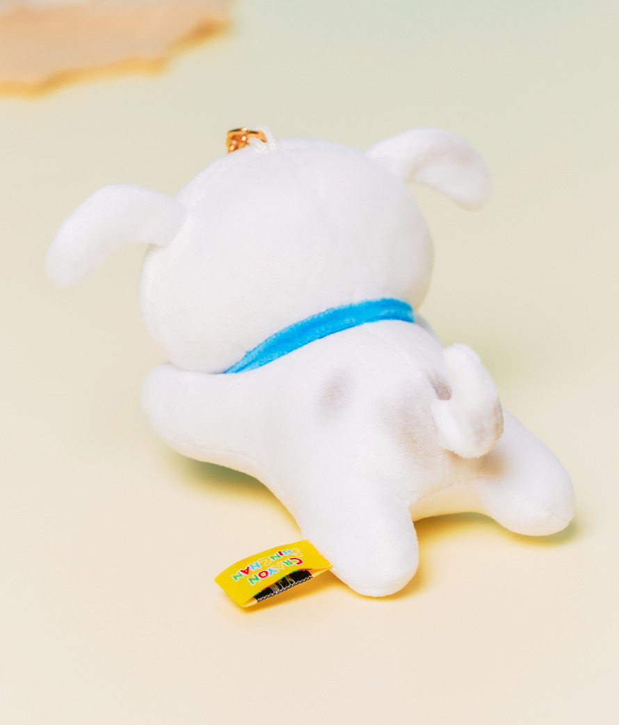 Reel Plush Keychain Shin-chan X Friends Shiro Chunsik - Kakao Friends