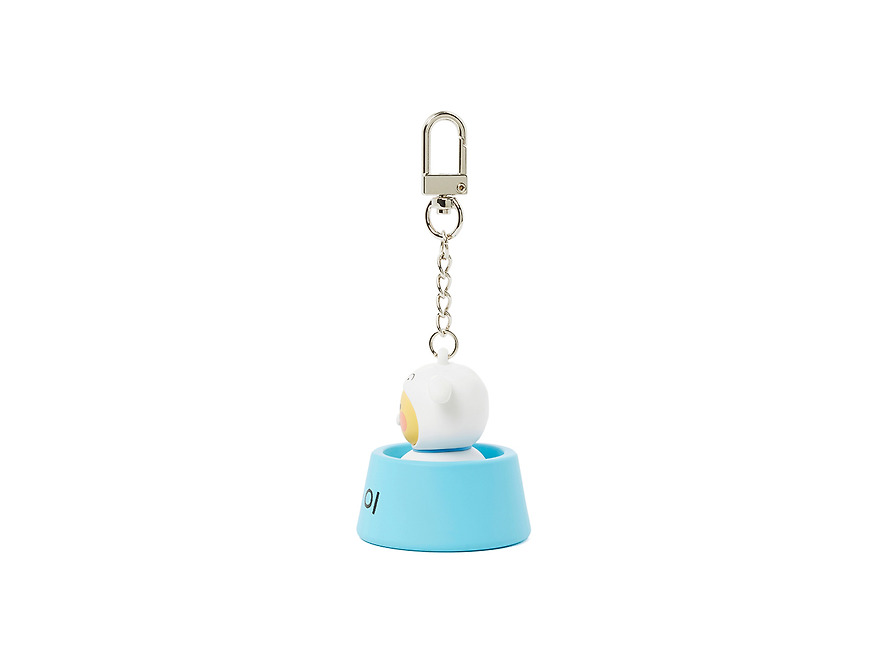 Clicker Keychain Shin-chan X Friends Shiro Chunsik - Kakao Friends