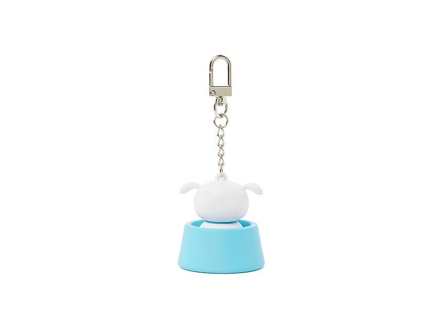 Clicker Keychain Shin-chan X Friends Shiro Chunsik - Kakao Friends