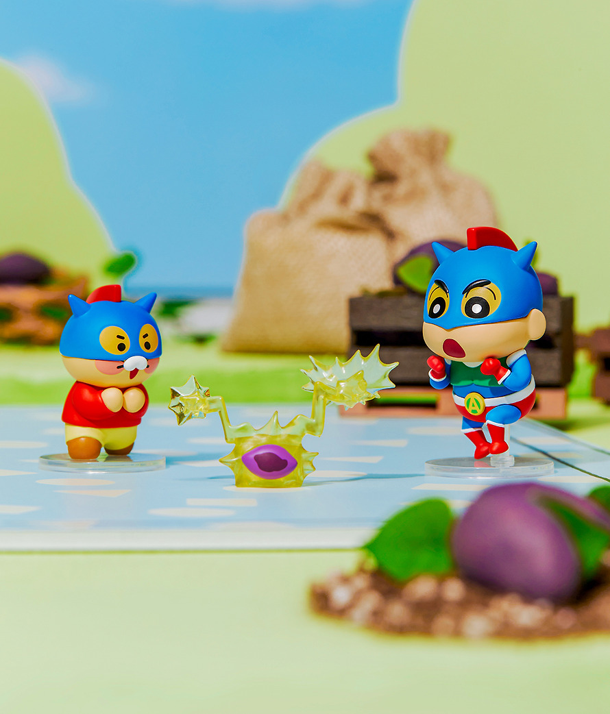 Random Figures Shin-chan X Friends Full Set of 4 Chunsik - Kakao Friends