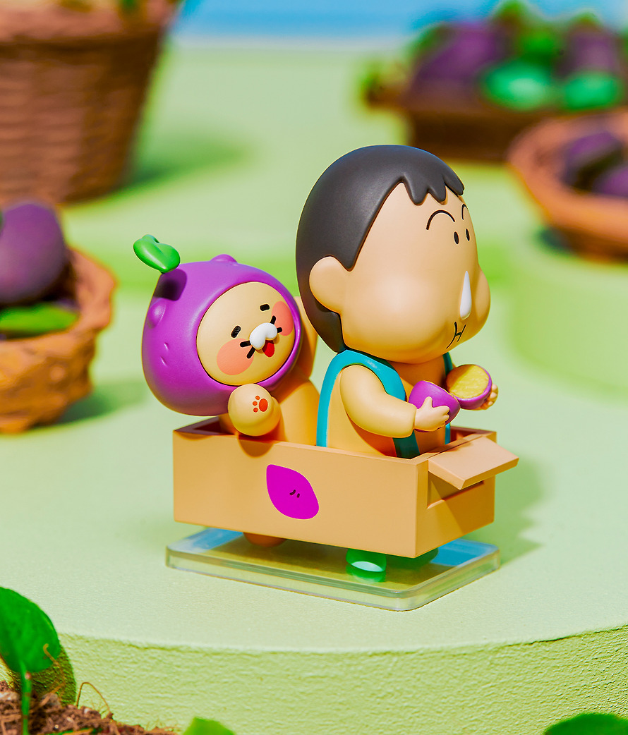 Random Figures Shin-chan X Friends Full Set of 4 Chunsik - Kakao Friends