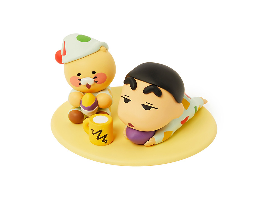 Random Figures Shin-chan X Friends Full Set of 4 Chunsik - Kakao Friends