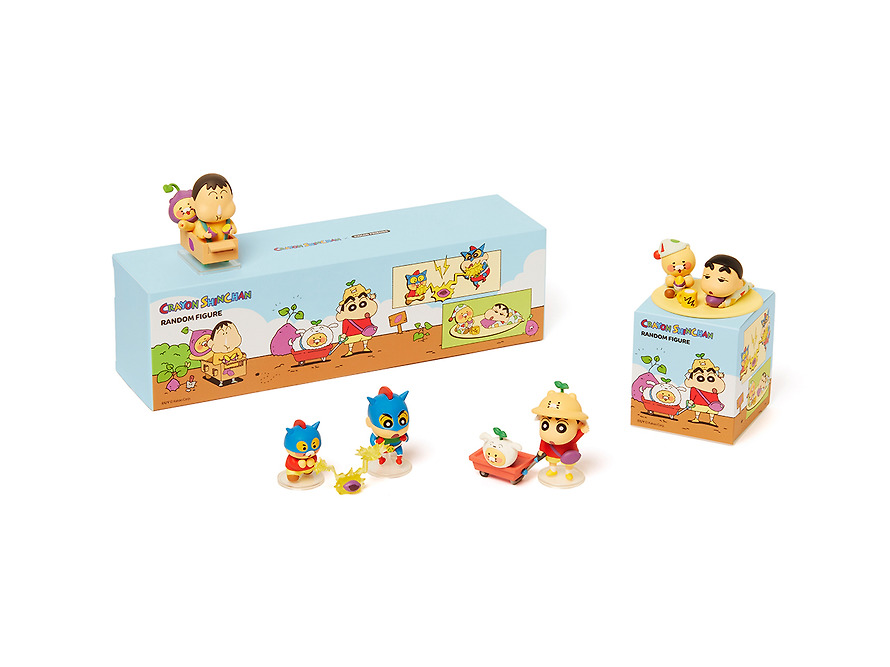 Random Figures Shin-chan X Friends Full Set of 4 Chunsik - Kakao Friends