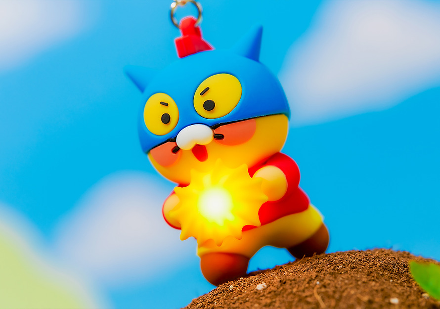 LED Figure Keychain Shin-chan X Friends Chunsik - Kakao Friends