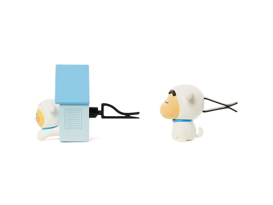 Car Air Freshener and Figure Set Shin-chan X Friends Chunsik - Kakao Friends