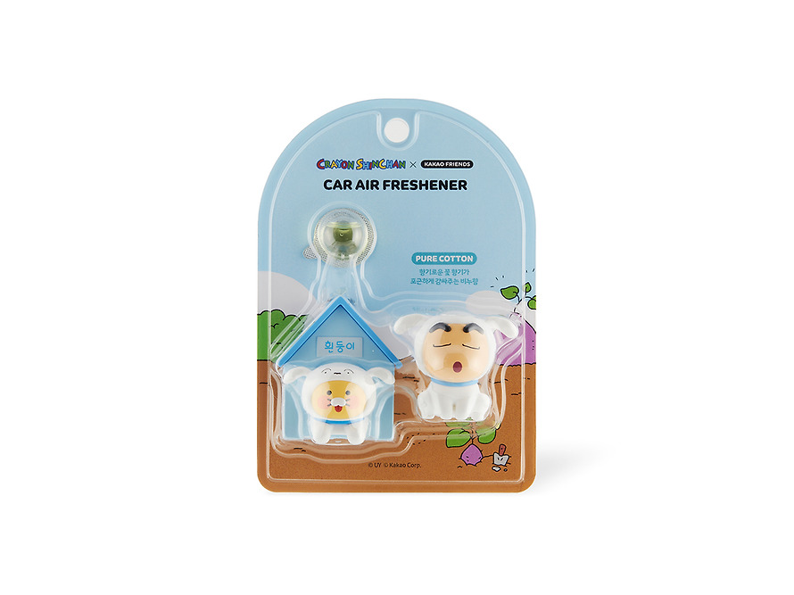 Car Air Freshener and Figure Set Shin-chan X Friends Chunsik - Kakao Friends