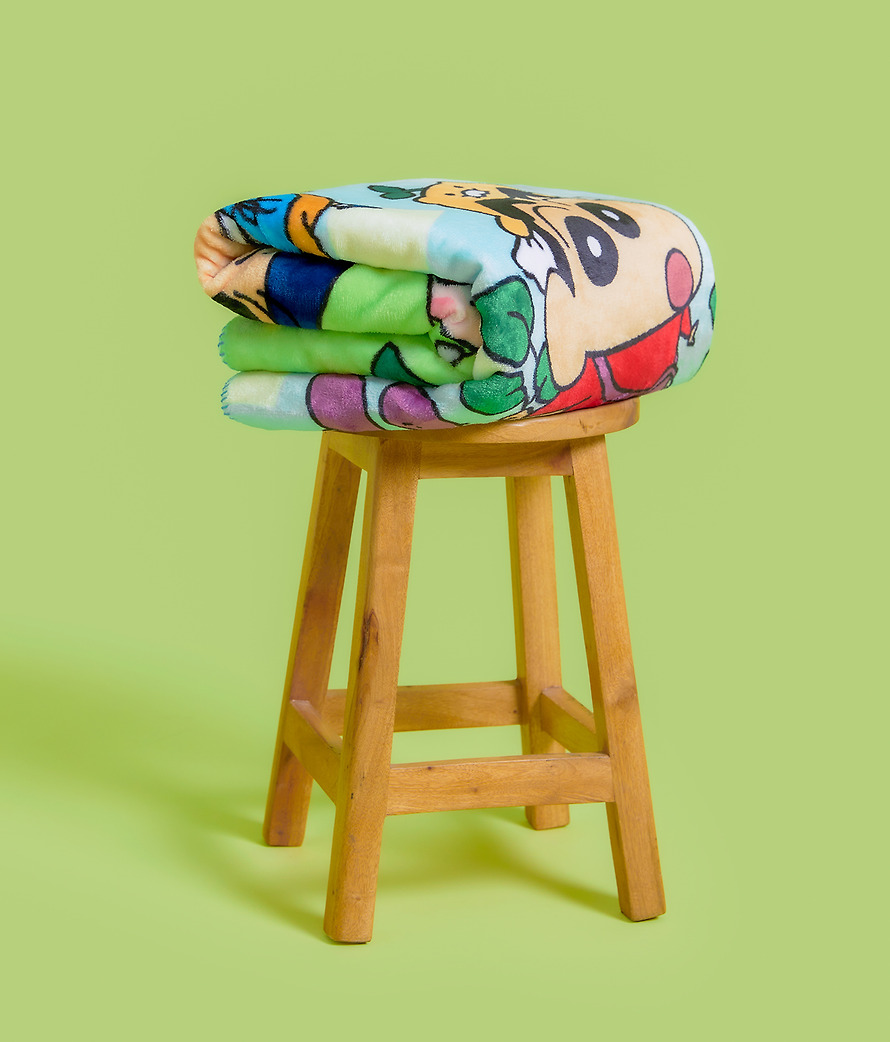 Large Fleece Blanket Shin-chan X Friends - Kakao Friends