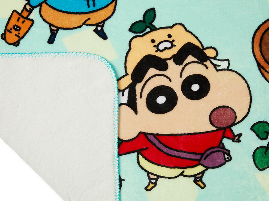 Large Fleece Blanket Shin-chan X Friends - Kakao Friends