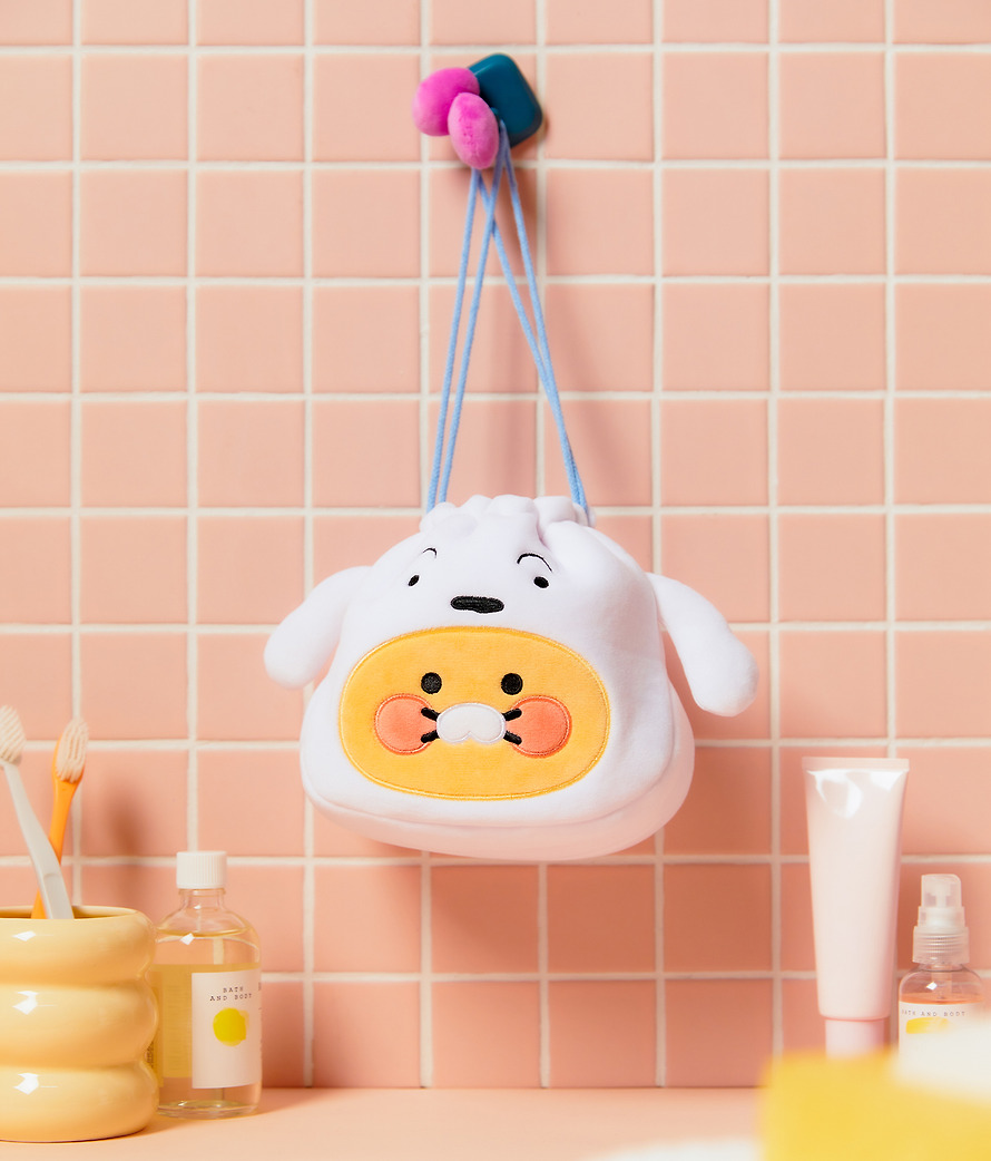 Face Pouch Shin-chan X Friends Shiro Chunsik - Kakao Friends