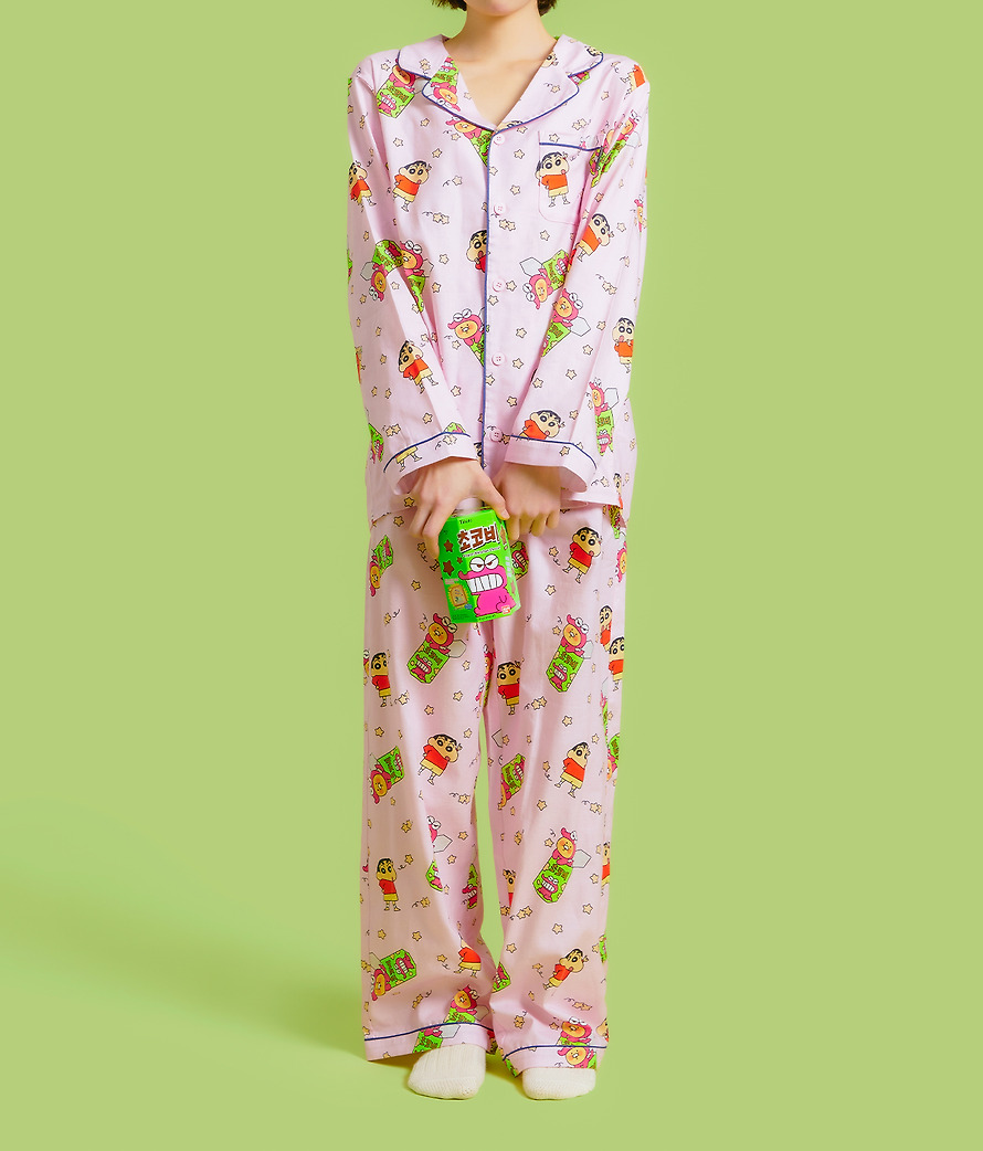 Women's Pajamas Shin-chan X Friends Chunsik - Kakao Friends