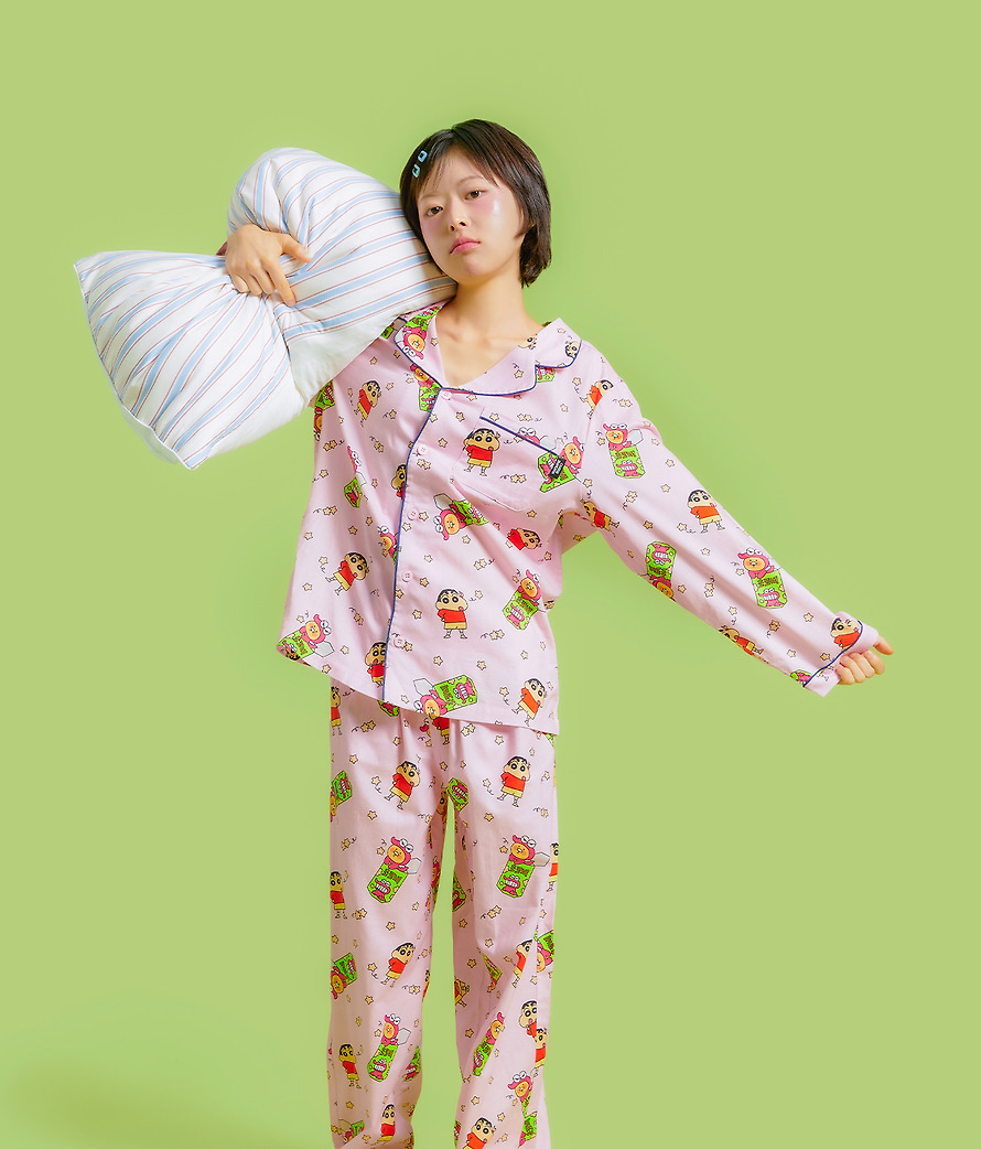 Women's Pajamas Shin-chan X Friends Chunsik - Kakao Friends