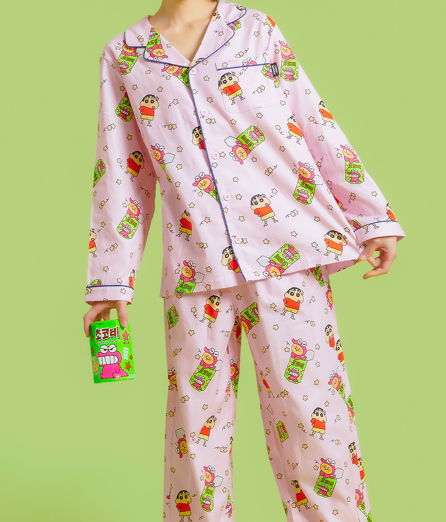 Women's Pajamas Shin-chan X Friends Chunsik - Kakao Friends